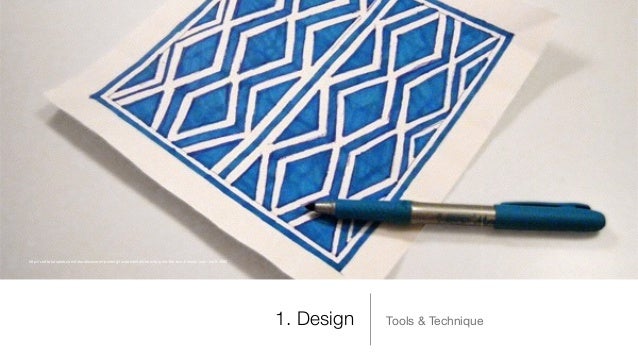 Design & Printmaking: Stencil process