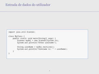 Entrada de Dados em Java: Uso de String e Scanner para Leitura de Dados ...