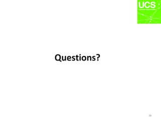 28
Questions?
 