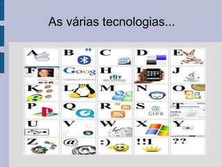 As várias tecnologias... 