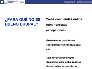 Qué he aprendido durante 10 años vendiendo Drupal - DrupalCamp Spain 2018