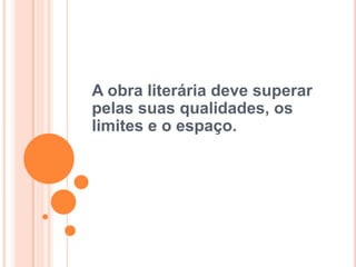 ANÁLISE CRÍTICAA análise hermenêutica literária cria um diálogo constante entre crítica e obra, de modo a compor um caminho projetivo, num sentido amplo englobando a questão do ser, na fundamentação histórica e filosófica.