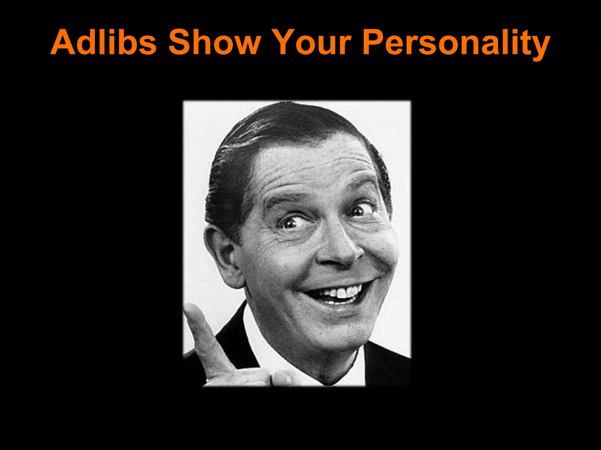 Adlibs Show Your Personality
 