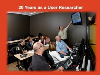 20 Years as a User Researcher
 