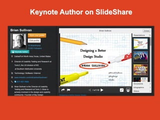 Keynote Author on SlideShare
 