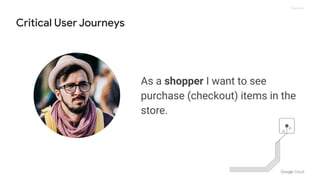 Proprietary
As a shopper I want to see
purchase (checkout) items in the
store.
Critical User Journeys
 