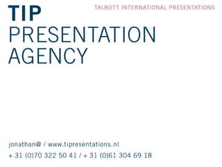 Slides to keep your audience awake