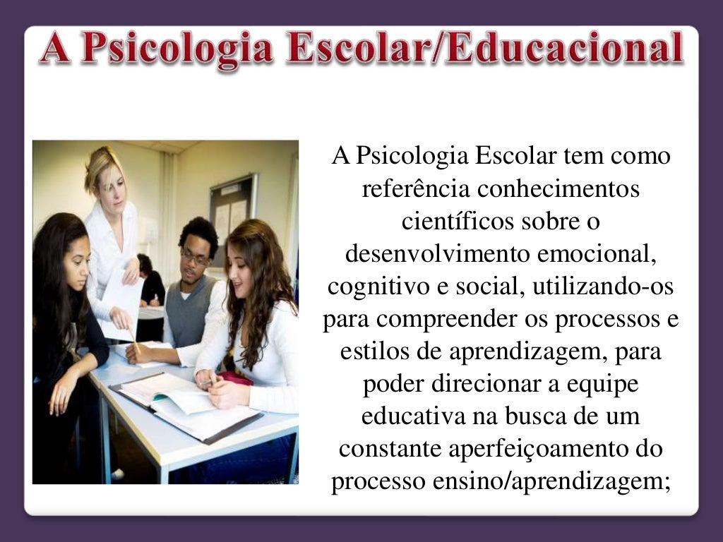 PSICOLOGIA ESCOLAR