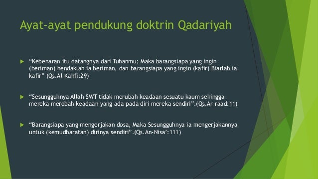 aliran jabariyah dan aliran qadariyah aliran jabariyah dan aliran qadariyah