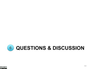 QUESTIONS & DISCUSSION
162
6
 