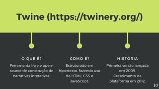 Add Javascript To Twine Header Slides Twine aula1 | PDF