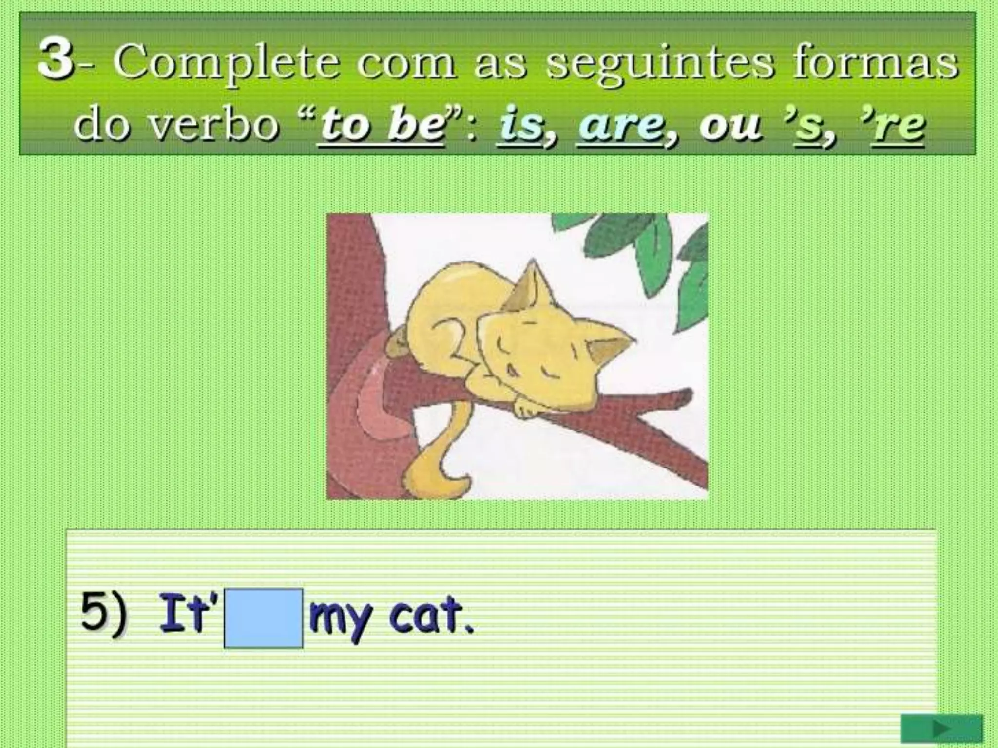Slides verb to be | PPTX