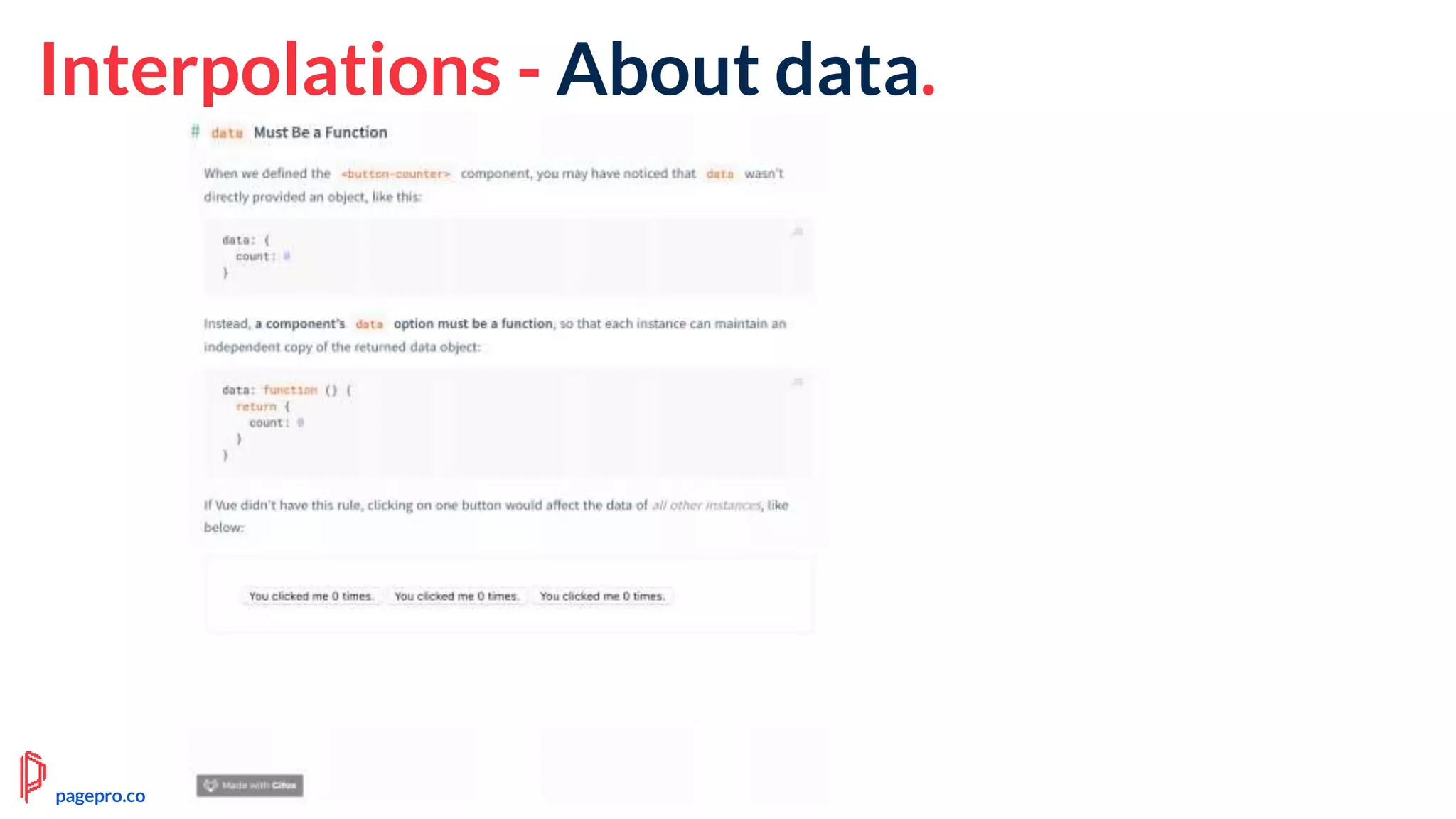 Interpolations - About data.
pagepro.co
 