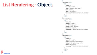 List Rendering - Object.
pagepro.co
 