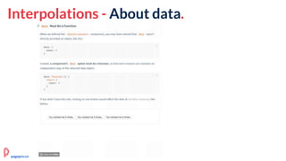 Interpolations - About data.
pagepro.co
 