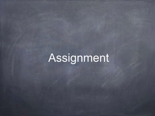 Assignment

 