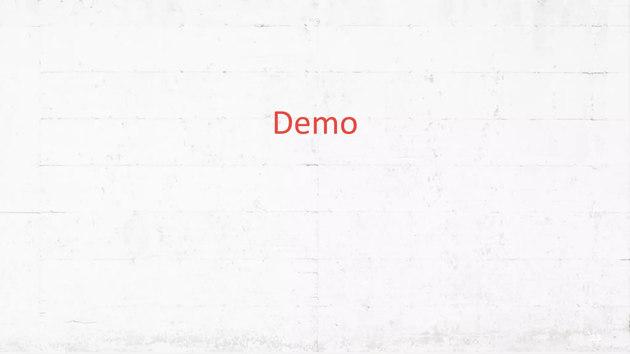 Demo 23 