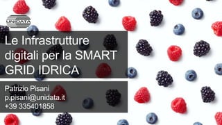 Le Infrastrutture
digitali per la SMART
GRID IDRICA
Patrizio Pisani
p.pisani@unidata.it
+39 335401858
 