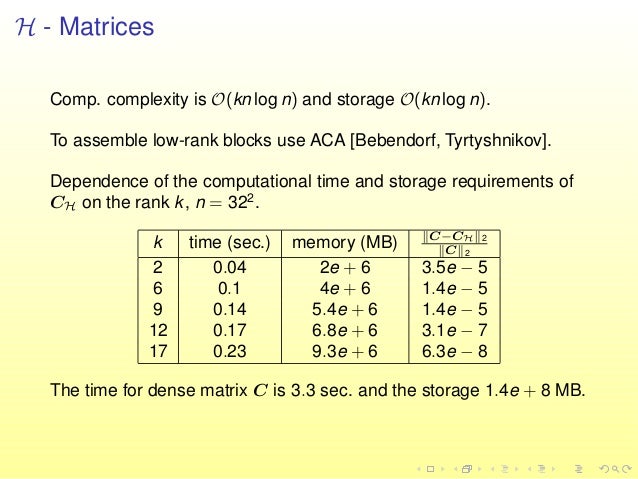Hierarchical Matrices For Approximating Large Covariance Matries And Hierarchical Matrices For Approximating Large Covariance Matries And