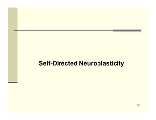 Self-Directed Neuroplasticity




                                55
 