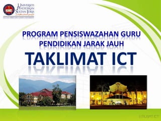 Program Pensiswazahan Guru PendidikanJarakJauhTaklimatict