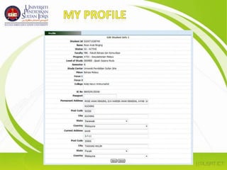 My Profile