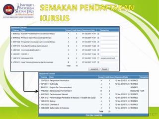 Pendaftaran Latihan MengajarPENDAFTARAN KURSUS