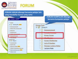 RancanganpengajaranRancangan Pengajaran boleh dicapai oleh pelajar melalui ruangan ‘Mengenai Kursus’