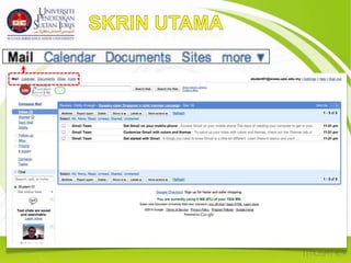 Username		: sufian012345Password		: IC No or Passport (default)Alamat emel	  : sufian012345@siswa.upsi.edu.myURL emel      	: http://mail.siswa.upsi.edu.myMaklumat AKAUN