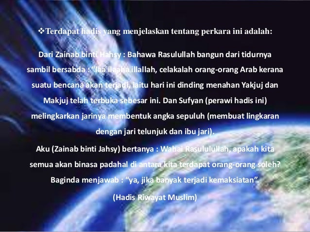 Slide Tanda Tanda Kiamat