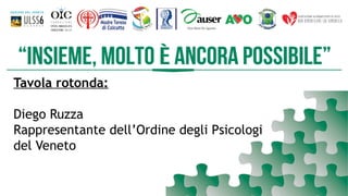 Diego Ruzza Mappa per le Demenze, il ruolo delle professioni | PPT