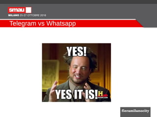 Telegram vs Whatsapp
 