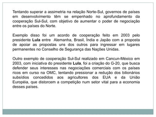 Facilidades de exportação e remessa de lucros para as sedes no exterior;