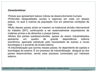  Países centrais e periféricos