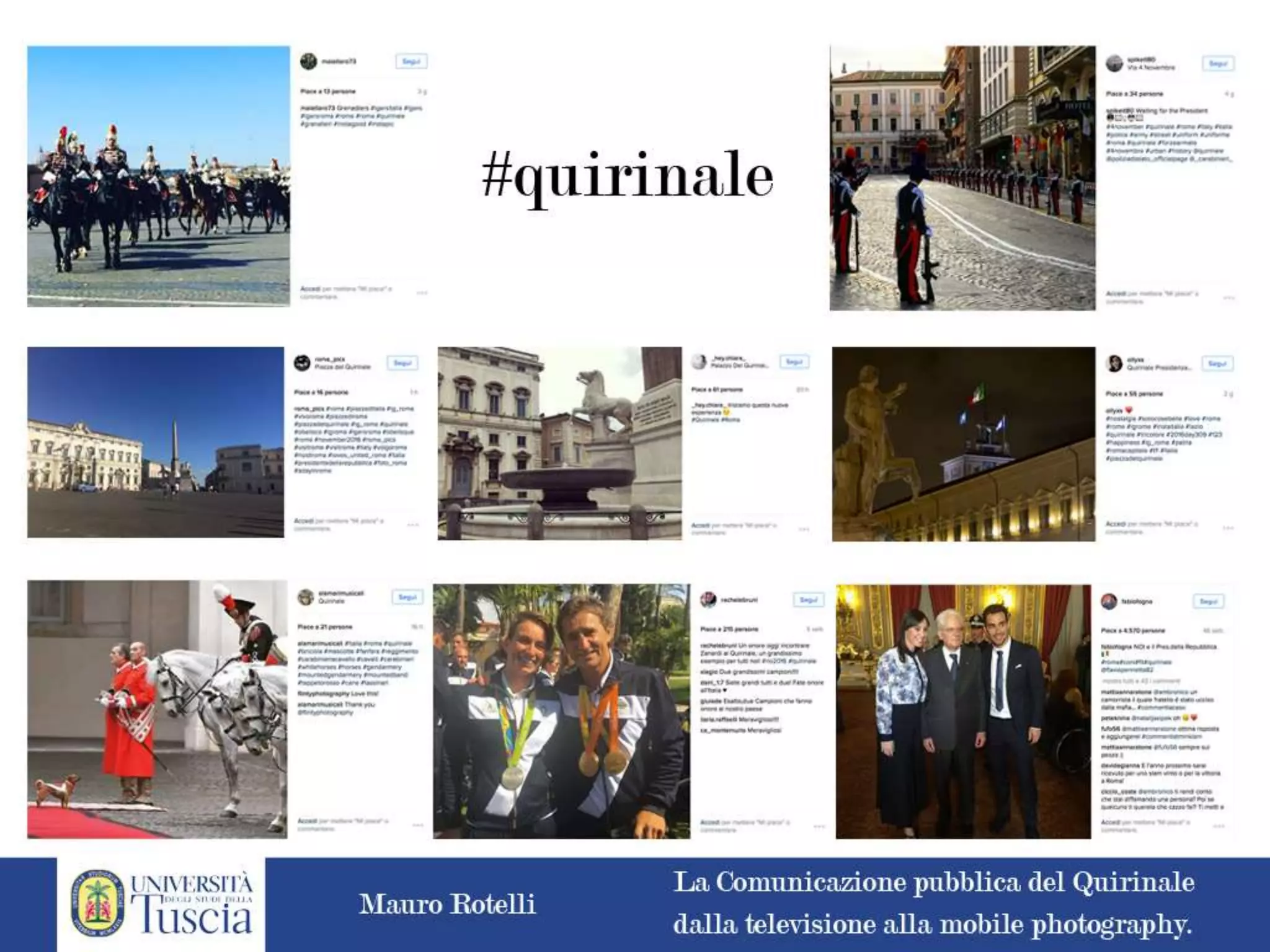 La comunicazione pubblica del Quirinale: dalla televisione alla mobile photography