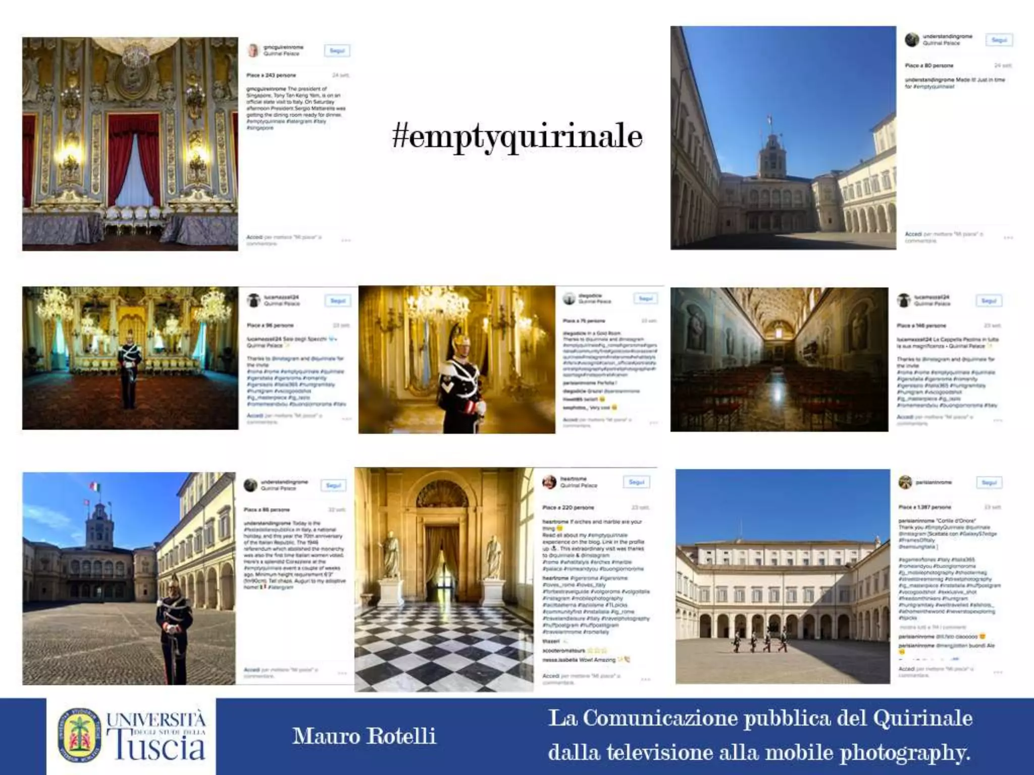 La comunicazione pubblica del Quirinale: dalla televisione alla mobile photography