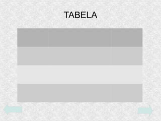 TABELA
 