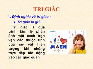 Slide thuyết trình tri giác | PPT