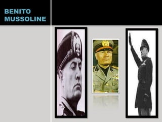 BENITO MUSSOLINE 