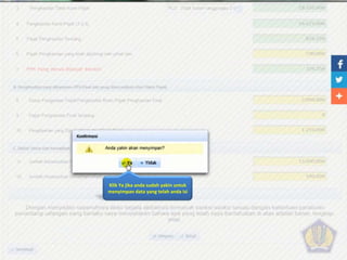 Klik Ya jika anda sudah yakin untuk
menyimpan data yang telah anda isi