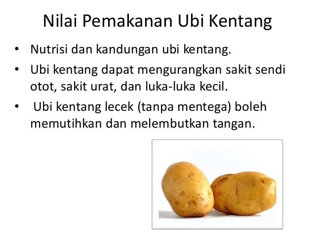 Slide ubi,raizon, bebawang