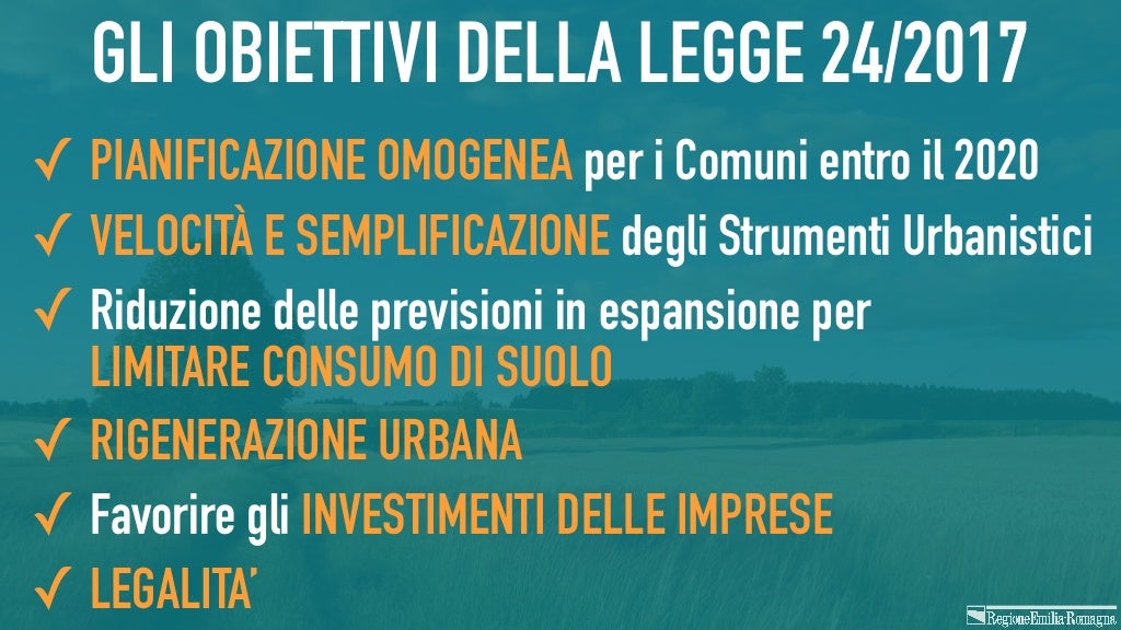 Nuova Legge Urbanistica A un anno