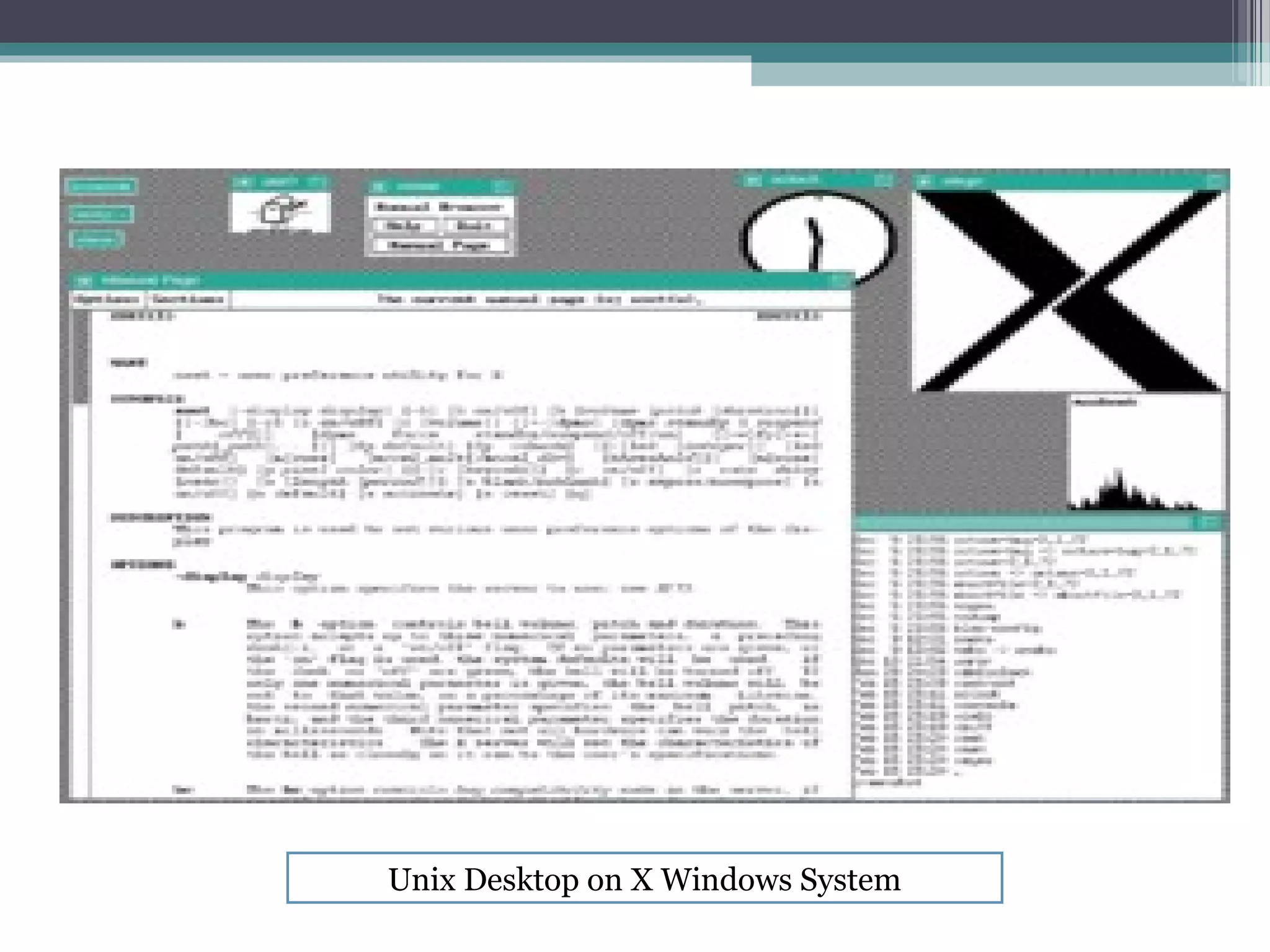 Unix Desktop on X Windows System
 