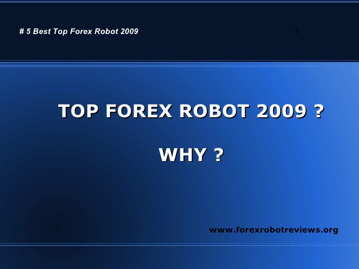 Top 5 forex robots review
