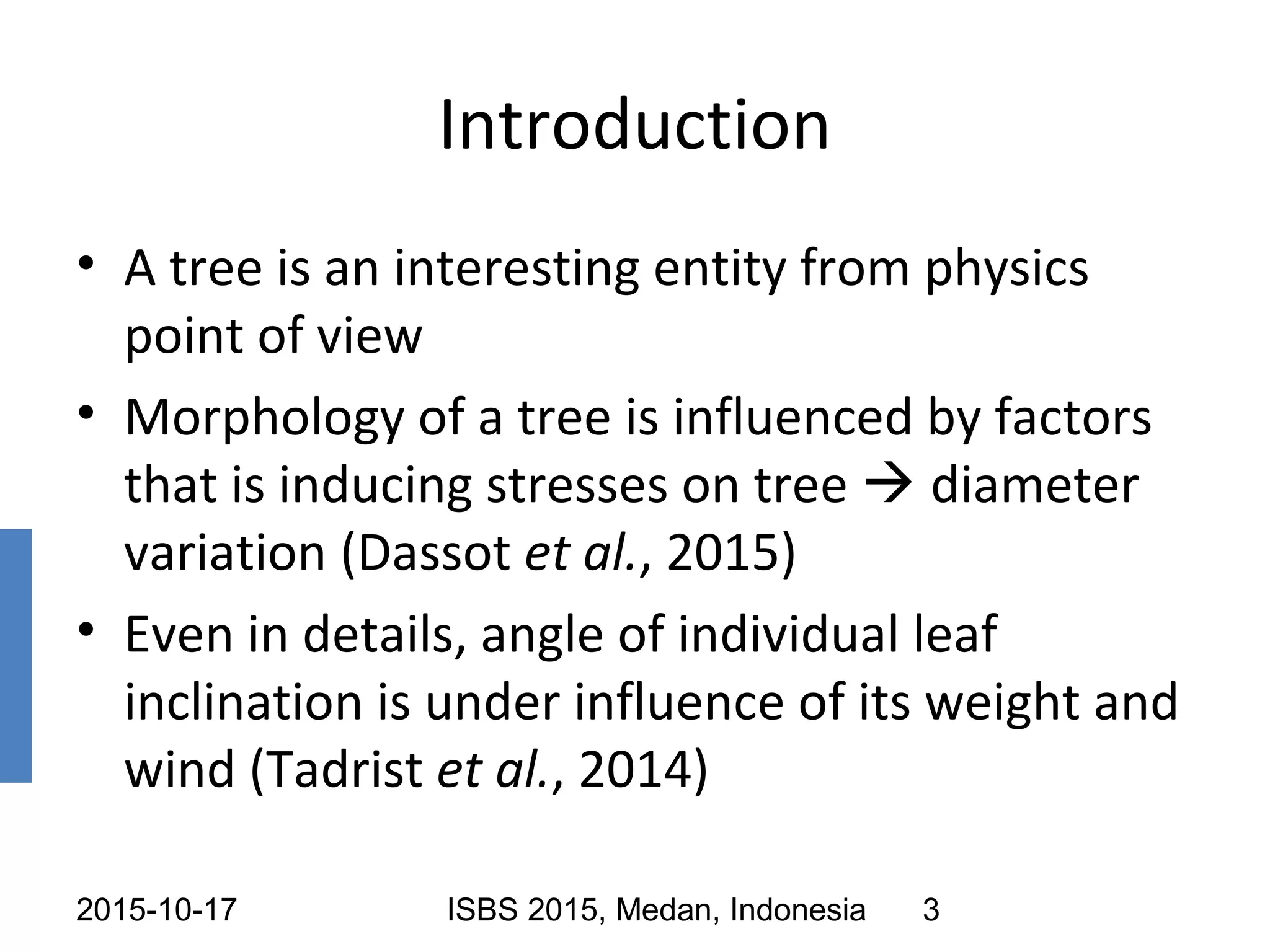 In Searching of Trees Natural Vibration Frequency Based on Granular ...