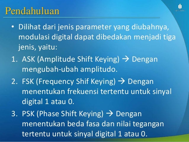 Telekomunikasi Analog dan Digital - Slide week 12 