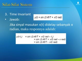 Sinyal Rjb Pengolahan Sinyal Digital - Slide week 2 - sistem & sinyal waktu ...