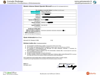 Corrado Tiralongo
Consulenza, Formazione e Orientamento
www.psicamente.it
chiedi@psicamente.it
Realizzato con Software Libero
 