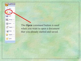 Elements of Word Processing...Using fonts, font sizes, and font styles,These are Fonts STYLES...Bold