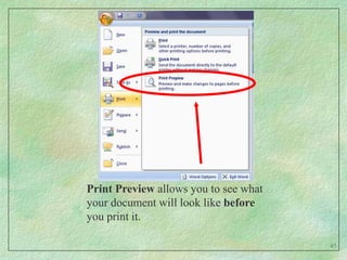 Introduction to Microsoft Word32
